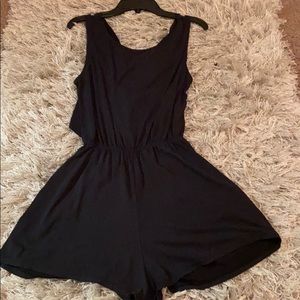 Black t-shirt Romper